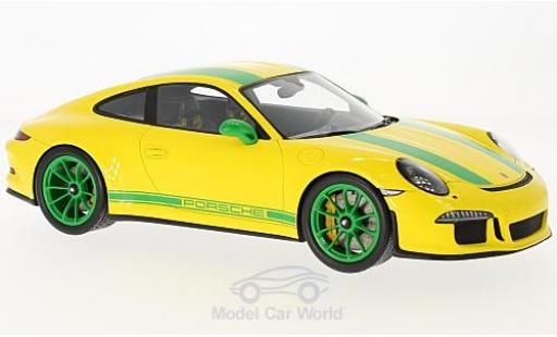 Miniature Porsche 991 R 1/18 Spark 911 () R jaune/verte 2016 Porsche 991 R 1/18 Spark 911 () R jaune/verte 2016 miniature