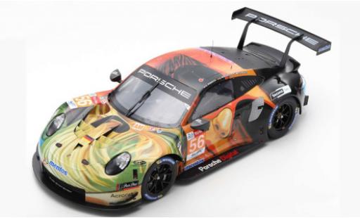 Miniature Porsche 992 RSR 1/43 Spark 911 (991) RSR No.56 Team Project 1 24h Le Mans 2019 J.Bergmeister/P.Lindsey/E.Perfetti Porsche 992 RSR 1/43 Spark 911 (991) RSR No.56 Team Project 1 24h Le Mans 2019 J.Bergmeister/P.Lindsey/E.Perfetti miniature