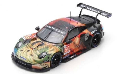 Miniature Porsche 992 RSR 1/87 Spark 911 (991) RSR No.56 Team Project 1 LMGTE AM 24h Le Mans 2019 J.Bergmeister/P. Lindsey/E.Perfetti Porsche 992 RSR 1/87 Spark 911 (991) RSR No.56 Team Project 1 LMGTE AM 24h Le Mans 2019 J.Bergmeister/P. Lindsey/E.Perfetti miniature