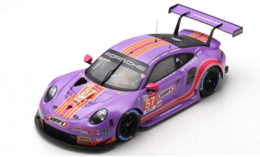 Miniature Porsche 992 RSR 1/18 Spark 911 (991) RSR No.57 Team Project 1 Wynns 24h Le Mans 2020 J.Bleekemolen/F.Fraga/B.Keating Porsche 992 RSR 1/18 Spark 911 (991) RSR No.57 Team Project 1 Wynns 24h Le Mans 2020 J.Bleekemolen/F.Fraga/B.Keating miniature