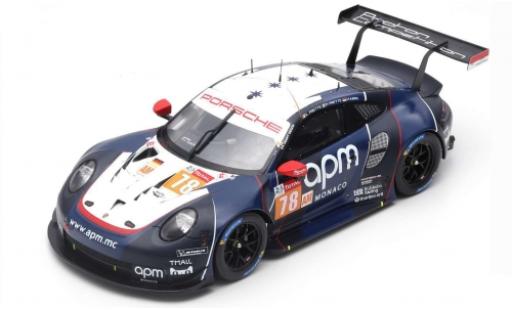 Miniature Porsche 992 RSR 1/43 Spark 911 (991) RSR No.78 Prougeon Competition 24h Le Mans 2019 L.Prette/P.Prette/V.Abril Porsche 992 RSR 1/43 Spark 911 (991) RSR No.78 Prougeon Competition 24h Le Mans 2019 L.Prette/P.Prette/V.Abril miniature