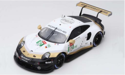 Miniature Porsche 992 RSR 1/87 Spark 911 (991) RSR No.92 GT Team 24h Le Mans 2019 M.Christensen/K.Estre/L.Vanthoor Porsche 992 RSR 1/87 Spark 911 (991) RSR No.92 GT Team 24h Le Mans 2019 M.Christensen/K.Estre/L.Vanthoor miniature