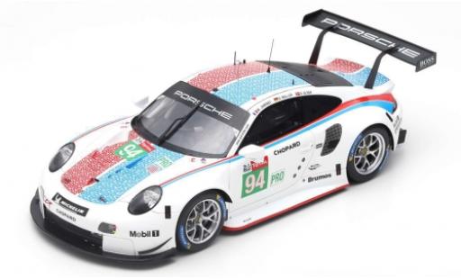 Miniature Porsche 992 RSR 1/43 Spark 911 (991) RSR No.94 GT Team 24h Le Mans 2019 S.Müller/M.Jaminet/D.Olsen Porsche 992 RSR 1/43 Spark 911 (991) RSR No.94 GT Team 24h Le Mans 2019 S.Müller/M.Jaminet/D.Olsen miniature