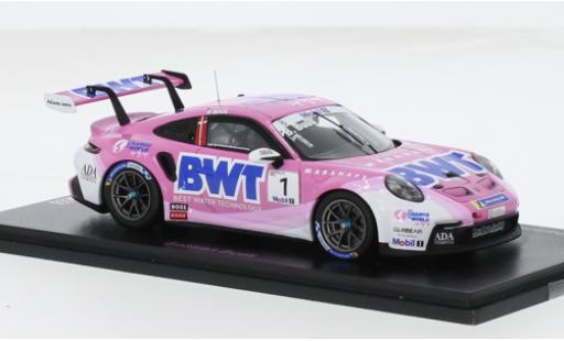 Miniature Porsche 992 GT3 1/43 Spark 911  Cup No.1 Supercup 2023 1:43 Porsche 992 GT3 1/43 Spark 911  Cup No.1 Supercup 2023 1:43 miniature