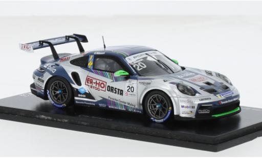 Miniature Porsche 992 GT3 1/43 Spark 911  Cup No.20 Carrera Cup Scandinavia 2023 1:43 Porsche 992 GT3 1/43 Spark 911  Cup No.20 Carrera Cup Scandinavia 2023 1:43 miniature