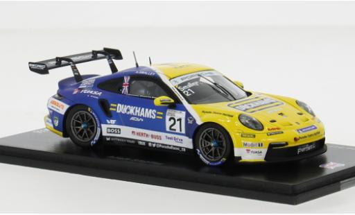 Miniature Porsche 992 GT3 1/43 Spark 911  Cup No.21 Carrera Cup Great Britain 2023 1:43 Porsche 992 GT3 1/43 Spark 911  Cup No.21 Carrera Cup Great Britain 2023 1:43 miniature