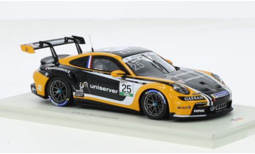 Miniature Porsche 992 GT3 1/43 Spark 911  Cup No.25 Carrera Cup Deutschland 2023 1:43 Porsche 992 GT3 1/43 Spark 911  Cup No.25 Carrera Cup Deutschland 2023 1:43 miniature