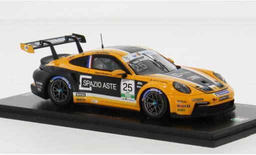 Miniature Porsche 992 GT3 1/43 Spark 911  Cup No.25 Carrera Cup Italia 2023 1:43 Porsche 992 GT3 1/43 Spark 911  Cup No.25 Carrera Cup Italia 2023 1:43 miniature