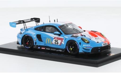 Miniature Porsche 992 GT3 1/43 Spark 911  No.25 Huber Motorsport 24h Nürburgring 2023 1:43 Porsche 992 GT3 1/43 Spark 911  No.25 Huber Motorsport 24h Nürburgring 2023 1:43 miniature