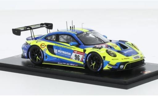 Miniature Porsche 992 GT3 R 1/43 Spark 911  No.96 Rutronik Racing 24h Nürburgring 2023 1:43 Porsche 992 GT3 R 1/43 Spark 911  No.96 Rutronik Racing 24h Nürburgring 2023 1:43 miniature