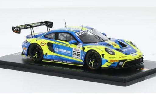 Miniature Porsche 992 GT3 R 1/43 Spark 911  No.96 Rutronik Racing 24h Spa 2023 1:43 Porsche 992 GT3 R 1/43 Spark 911  No.96 Rutronik Racing 24h Spa 2023 1:43 miniature