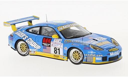 Miniature Porsche 996 GT3 1/43 Spark 911 () GT3-RS No.81 24h Le Mans 2002 K.Buckler/T.Bernhard/L.Luhr Porsche 996 GT3 1/43 Spark 911 () GT3-RS No.81 24h Le Mans 2002 K.Buckler/T.Bernhard/L.Luhr miniature