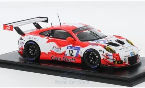 Miniature Porsche 991 GT3 R 1/43 Spark 911 (997) GT3 R No.12 Manthey Racing 24h Nürburgring 2018 O.Klohs/L.Kern/D.Olsen/P.Frommenwiler Porsche 991 GT3 R 1/43 Spark 911 (997) GT3 R No.12 Manthey Racing 24h Nürburgring 2018 O.Klohs/L.Kern/D.Olsen/P.Frommenwiler miniature