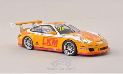 Porsche 991 GT3 Cup 1/43 Spark 911 (997) No.22 Asian Carrera Cup GT3 Cup Challenge - Maccao 2013 E.Bamber miniature