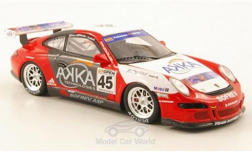 Porsche 997 SC 1/43 Spark 911 () No.45 Team Sofrev AKKA GT Open 2007 M.Ricci/M.Moullin-Traffort miniature