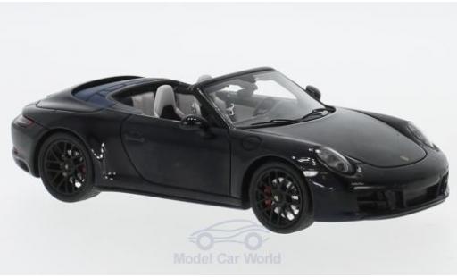 Miniature Porsche 991 GTS 1/43 Spark 911 Carrera GTS Cabriolet noire 2017 Porsche 991 GTS 1/43 Spark 911 Carrera GTS Cabriolet noire 2017 miniature