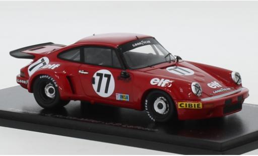 Miniature Porsche 930 RSR 1/43 Spark 911 Carrera RSR 3.0 No.77 Team Tom Waugh elf (F) 24h Le Mans 1976 T.Waugh/J.Rulon-Miller/J-P.Laffeach Porsche 930 RSR 1/43 Spark 911 Carrera RSR 3.0 No.77 Team Tom Waugh elf (F) 24h Le Mans 1976 T.Waugh/J.Rulon-Miller/J-P.Laffeach miniature