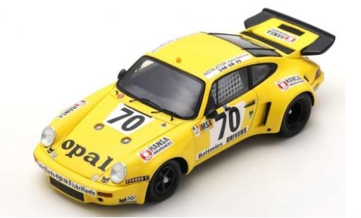 Miniature Porsche 930 RSR 1/43 Spark 911 Carrera RSR No.70 24h Le Mans 1977 S.de Lautour/J.P.Delaunay/J.Guerin Porsche 930 RSR 1/43 Spark 911 Carrera RSR No.70 24h Le Mans 1977 S.de Lautour/J.P.Delaunay/J.Guerin miniature