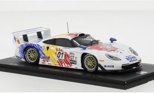 Miniature Porsche 996 GT1 1/43 Spark 911 Evo No.01 Rohr Motorsport 24h Daytona 1998 1:43 Porsche 996 GT1 1/43 Spark 911 Evo No.01 Rohr Motorsport 24h Daytona 1998 1:43 miniature