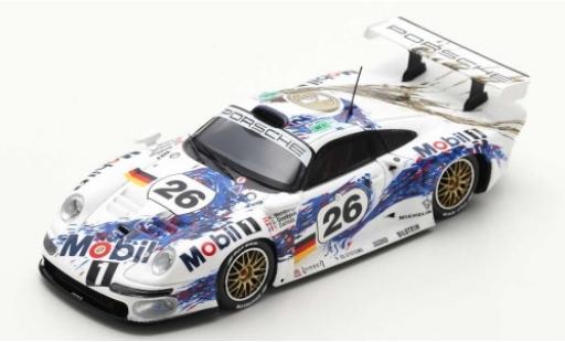 Miniature Porsche 993 1/43 Spark 911 GT1 No.26 AG Mobil 1 24h Le Mans 1996 Y.Dalmas/K.Wendlinger/S.Goodyear Porsche 993 1/43 Spark 911 GT1 No.26 AG Mobil 1 24h Le Mans 1996 Y.Dalmas/K.Wendlinger/S.Goodyear miniature