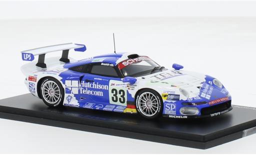 Miniature Porsche 996 GT1 1/43 Spark 911 No.33 Schübel Engineering 24h Le Mans 1997 1:43 Porsche 996 GT1 1/43 Spark 911 No.33 Schübel Engineering 24h Le Mans 1997 1:43 miniature