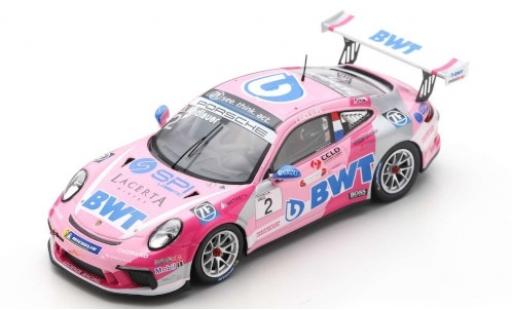Miniature Porsche 992 GT3 1/43 Spark 911 GT3 Cup (991 II) No.2 BWT Lechner Racing BWT Carrera Cup Deutschland 2019 J.Andlauer Porsche 992 GT3 1/43 Spark 911 GT3 Cup (991 II) No.2 BWT Lechner Racing BWT Carrera Cup Deutschland 2019 J.Andlauer miniature