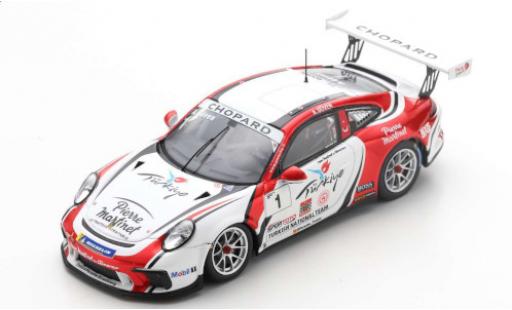 Miniature Porsche 992 GT3 1/43 Spark 911 GT3 Cup (997) No.1 Turkish National Team Chopard Carrera Cup France 2019 A.Güven Porsche 992 GT3 1/43 Spark 911 GT3 Cup (997) No.1 Turkish National Team Chopard Carrera Cup France 2019 A.Güven miniature