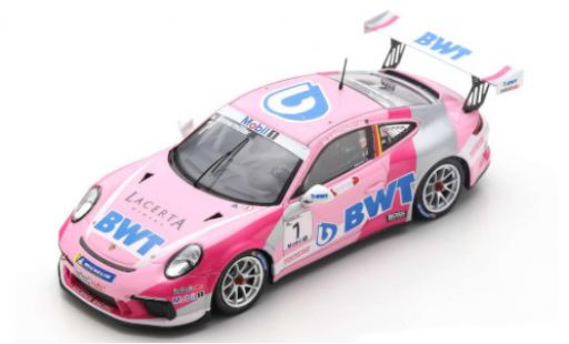 Miniature Porsche 992 GT3 1/43 Spark 911 GT3 Cup No.1 Lechner Racing BWT Carrera Supercup 2019 M.Ammermüller Porsche 992 GT3 1/43 Spark 911 GT3 Cup No.1 Lechner Racing BWT Carrera Supercup 2019 M.Ammermüller miniature