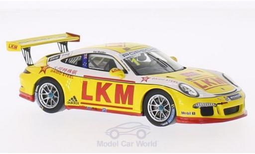 Porsche 991 GT3 Cup 1/43 Spark 911 GT3 Cup No.1 LKM PCCA 2014 E.Bamber miniature