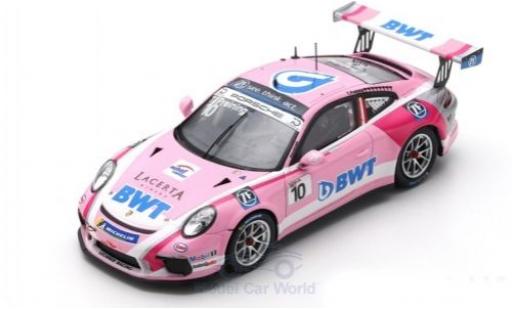 Porsche 991 GT3 Cup 1/43 Spark 911 GT3 Cup No.10 BWT Lechner Racing Carrera Cup Deutschland 2018 T.Preining miniature