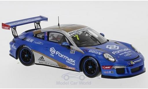 Porsche 991 GT3 Cup 1/43 Spark 911 GT3 Cup No.7 Carrera Cup Asien 2017 C.van der Drift miniature