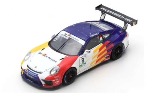 Miniature Porsche 992 GT3 1/43 Spark 911 GT3 Cup No.8 Dinamic Motorsport Carrera Cup Italia Monza 2019 D.Bertonelli Porsche 992 GT3 1/43 Spark 911 GT3 Cup No.8 Dinamic Motorsport Carrera Cup Italia Monza 2019 D.Bertonelli miniature