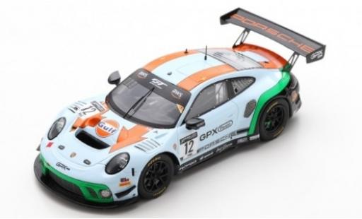 Miniature Porsche 992 GT3 R 1/43 Spark 911 GT3 R (991.2) No.12 GPX Racing Gulf 2019 The Diamond Porsche 992 GT3 R 1/43 Spark 911 GT3 R (991.2) No.12 GPX Racing Gulf 2019 The Diamond miniature