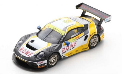 Miniature Porsche 992 GT3 R 1/43 Spark 911 GT3 R No.98 ROWE Racing Fia GT World Cup Macau 2019 E.Bamber Porsche 992 GT3 R 1/43 Spark 911 GT3 R No.98 ROWE Racing Fia GT World Cup Macau 2019 E.Bamber miniature