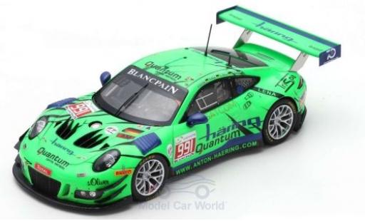 Miniature Porsche 991 GT3 R 1/43 Spark 911 GT3 R No. Herberth Motorsport 24h Spa 2018 J.Häring/S.Görig/W.Triller/A.Renauer Porsche 991 GT3 R 1/43 Spark 911 GT3 R No. Herberth Motorsport 24h Spa 2018 J.Häring/S.Görig/W.Triller/A.Renauer miniature