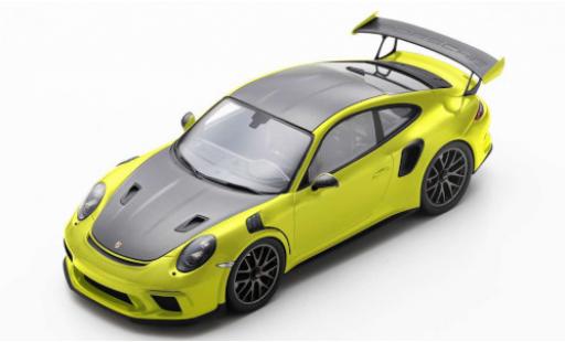 Miniature Porsche 991 GT3 RS 1/18 Spark 911 GT3 RS (.2) jaune/matt-noire 2018 Porsche 991 GT3 RS 1/18 Spark 911 GT3 RS (.2) jaune/matt-noire 2018 miniature