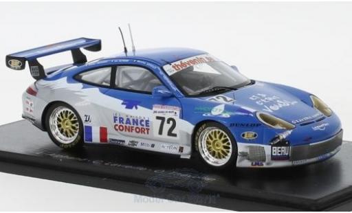 Miniature Porsche 996 GT3 RS 1/43 Spark 911 GT3 RS No.72 24h Le Mans 2002 L.Alphand/C.Lavieille/O.Thevenin Porsche 996 GT3 RS 1/43 Spark 911 GT3 RS No.72 24h Le Mans 2002 L.Alphand/C.Lavieille/O.Thevenin miniature