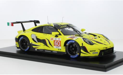 Porsche 911 1/18 Spark RSR-19 No.60 Iron Lynx 24h Le Mans 2023 1:18 miniature