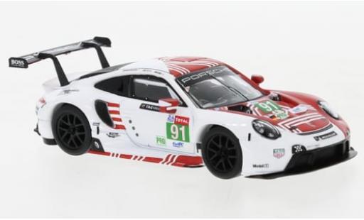 Porsche 992 RSR 1/64 Spark 911 -19 No.91 GT Team 24h Le Mans 2020 1:64 miniature