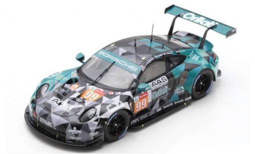 Miniature Porsche 992 RSR 1/43 Spark 911 RSR No.99 Dempsey-Prougeon Racing / AAS Motorsport Orllati 24h Le Mans 2020 J.Andlauer/V.Inthraphuvasak/L.Legeret Porsche 992 RSR 1/43 Spark 911 RSR No.99 Dempsey-Prougeon Racing / AAS Motorsport Orllati 24h Le Mans 2020 J.Andlauer/V.Inthraphuvasak/L.Legeret miniature