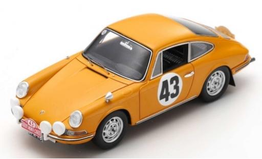 Miniature Porsche 911 1/43 Spark S No.43 Rallye Monte Carlo 1967 A.Aarnio Wihuri/L.Laakso Porsche 911 1/43 Spark S No.43 Rallye Monte Carlo 1967 A.Aarnio Wihuri/L.Laakso miniature