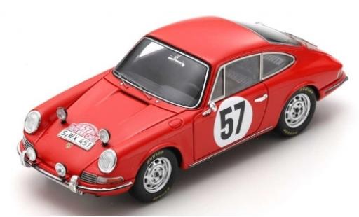 Miniature Porsche 911 1/43 Spark S No.57 Rallye Monte Carlo 1966 R.Buchet/J.Schlesser Porsche 911 1/43 Spark S No.57 Rallye Monte Carlo 1966 R.Buchet/J.Schlesser miniature