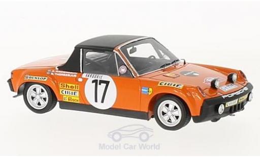 Miniature Porsche 914 1/43 Spark /6 No.17 Rallye Monte Carlo 1971 A.Andersson/B.Thorszelius Porsche 914 1/43 Spark /6 No.17 Rallye Monte Carlo 1971 A.Andersson/B.Thorszelius miniature