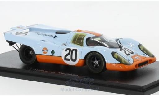 Miniature Porsche 917 1970 1/43 Spark K No.20 Gulf- Gulf 24h Le Mans 1970 B.Redman/J.Siffert Porsche 917 1970 1/43 Spark K No.20 Gulf- Gulf 24h Le Mans 1970 B.Redman/J.Siffert miniature