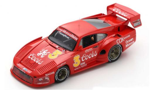 Porsche 935 1980 1/43 Spark M16 No.3 Ocean Motors Coors Portland 1980 J.Busby miniature