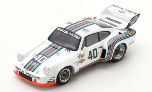 Porsche 935 1976 1/43 Spark No.40 Martini Racing System Martini 24h Le Mans 1976 Training R.Stommelen/M.Schurti miniature