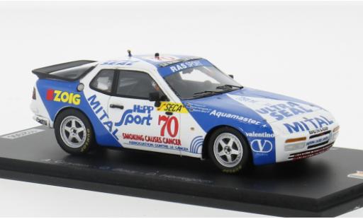 Miniature Porsche 944 1/43 Spark Turbo No.70 24h Spa 1989 1:43 Porsche 944 1/43 Spark Turbo No.70 24h Spa 1989 1:43 miniature