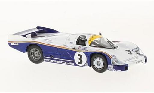 Porsche 956 1983 1/64 Spark No.3 24h Le Mans 1983 A.Holbert/H.Haywood/V.Schuppan miniature