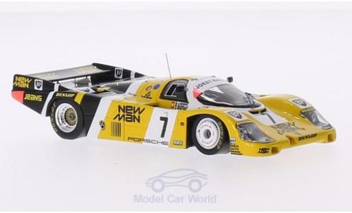 Miniature Porsche 956 1985 1/43 Spark RHD No.7 Joest Racing New Man 24h Le Mans 1985 J.Winter/P.Barrilla/K.Ludwig Porsche 956 1985 1/43 Spark RHD No.7 Joest Racing New Man 24h Le Mans 1985 J.Winter/P.Barrilla/K.Ludwig miniature