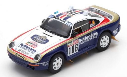 Miniature Porsche 959 1/43 Spark No.186 Rothmans Rallye Paris Dakar 1985 avec Decals R.Metge/D.Lemoine Porsche 959 1/43 Spark No.186 Rothmans Rallye Paris Dakar 1985 avec Decals R.Metge/D.Lemoine miniature